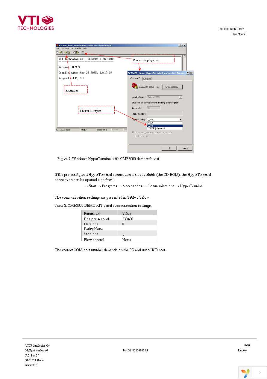 CMR3000-D01 DEMO Page 8